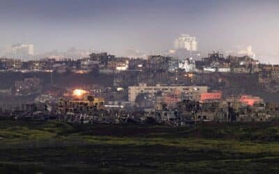 Israel hits Gaza with 'extensive strikes', killing dozens and finishing fire