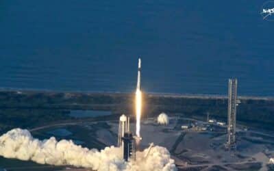 The successful launch of Spacex Dragon on the mission to obtain NASA astronauts in ISS back to earth