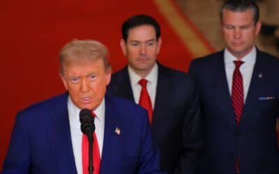 Transcription: President Donald Trump addresses the nation after the United States attacks Iran