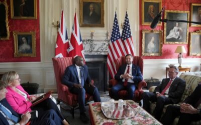 Photo: Great Britain Vance Visit
