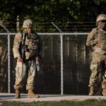PHOTO: National Guard arrives at Army Reserve Training Center south of Chicago