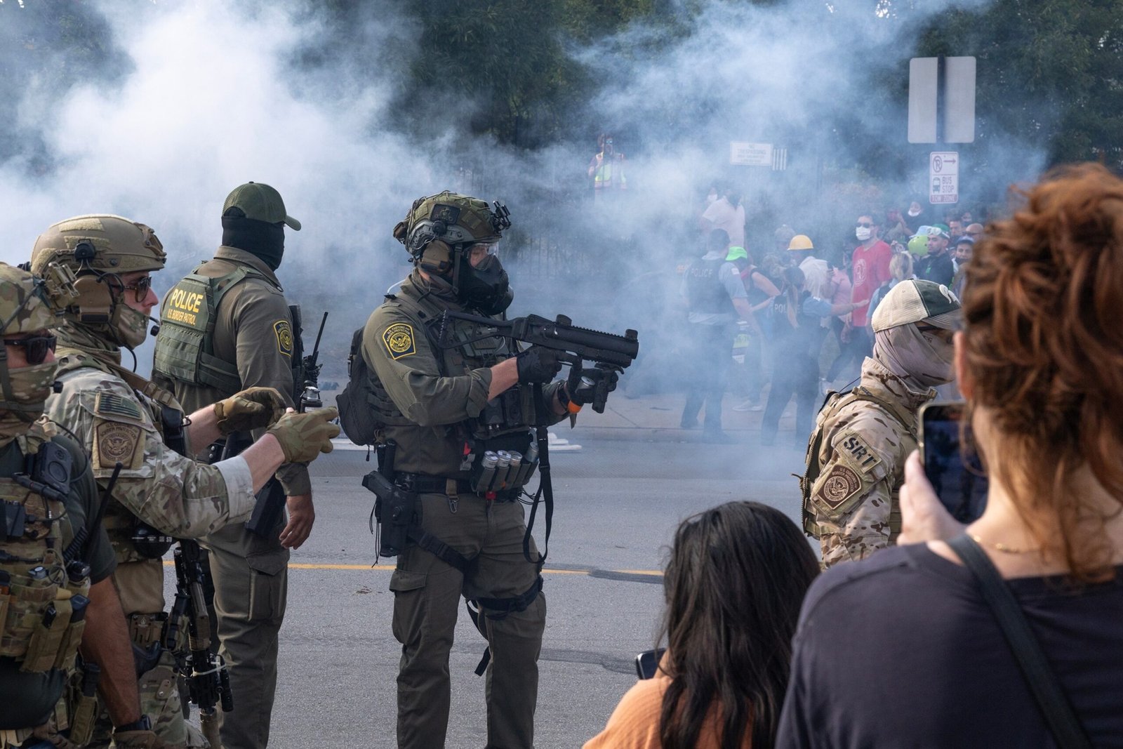 Trump threatens the use of the insurrection law in Chicago, since the governor says that the federals used black hawk helicopters in the immigration raid