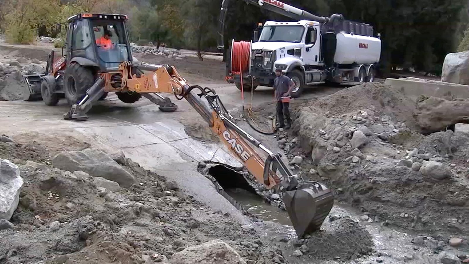 Evacuation warnings in effect as heavy rain could hit fire-scarred areas in California, causing landslides and debris flows