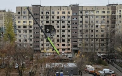 PHOTO: Aftermath of the Russian attack with drones and missiles in Dnieper
