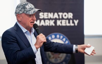 PHOTO: FILE PHOTO: Senator Mark Kelly hosts town hall in Sierra Vista, Arizona